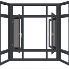 武漢 108斷橋鋁門(mén)窗 鋁合金窗戶(hù)隔熱隔音鋁窗平開(kāi)窗 工廠(chǎng)直供批發(fā)